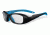Bolle Kids SWAG Sport Protective Eyewear - Black and Electric Blue Frame,Clear Anti Fog/Scratch Lens 11887