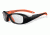 Bolle Kids SWAG Sport Protective Eyewear - Black and Orange Frame,Clear Anti Fog/Scratch Lens 11996