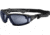 Bolle Rush+ Safety Glasses w/Foam Lining, Black Grey Frame, Smoke Lens, 40259