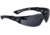 Bolle Rush+ Small Safety Glasses, Matte Black Frame, Smoke BSSI Lens, PSSRUSP4442B