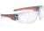 Bolle Silex+ Small Safety Glasses, Grey Coral Frame, Clear Lens, PSSSILP0402