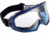 Bolle Superblast Safety Goggle, Blue Frame, Clear Lens, 40296