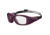 Bolle Swag w/Strap Safety Glasses, Purple, Clear, Medium, 12387
