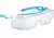 Bolle Tryon OTG Safety Glasses, Blue White Frame, Clear Healthcare Lens, PSOTRYO014