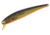 Bomber Long 15A Slender Minnow Jerkbait, 4-1/2in, 1/2oz, Gold Chr/Orange Belly, B15AXMKO