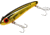Bomber Saltwater SW Mullet Slow-Sinking Twitch/Walking Lure. 3.5in, 5/8oz, Gold/Black/Orange, BSWM7350