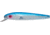 Bomber Saltwater SW Windcheater, 4-1/2in, 3/4oz, Silver/Blue, BSWW5313