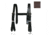 Boston Leather Firefighters H-back Suspenders, Button Attachment, Brown - 9178-BRN-1