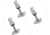 Bote Center Fin Screw Replacement, Silver, FSCREW-3