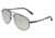 Breed Asteroid Sunglasses, Black Titanium Frame, Silver Polarized Lens, Black/Silver, One Size, BSG052BK