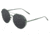 Breed Barlow Sunglasses, Green Titanium Frame, Black Polarized Lens, Green/Black, One Size, BSG055GN