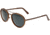 Breed Gemini Titanium Sunglasses, Brown Frame, Black Lens, Polarized, One Size, BSG038BN