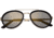 Breed Gemini Titanium Sunglasses, Gold-Black Frame, Gold-Green Lens, Polarized, One Size, BSG038GD