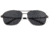 Breed Hera Sunglasses, Gunmetal Titanium Frame, Black Polarized Lens, Gunmetal/Black, One Size, BSG054GY