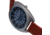 Breed Leather-Band Watch, Blue-Grey/Russet, BRD9202, Blue-Grey/Russet, One Size, BRD9202