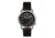 Breed Leather-Band Watch w/Second Sub-dial, Black, BRD8806, Black, One Size, BRD8806
