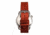 Breed Leather-Band Watch w/Second Sub-dial, Brown/Green, BRD8803, Brown/Green, One Size, BRD8803