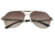 Breed Mount Sunglasses, Bronze Titanium Frame, Brown Polarized Lens, Bronze/Brown, One Size, BSG056BN