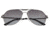Breed Mount Sunglasses, Gunmetal Titanium Frame, Black Polarized Lens, Gunmetal/Black, One Size, BSG056GY