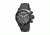 Breed Mens 4305 Salvatore Watch - Charcoal Silicone Band,Black Bezel,Strap Buckle,Charcoal Analog Dial,Silver Hand BRD4305