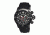 Breed Mens 4304 Salvatore Watch - Black Silicone Band,Black Bezel,Strap Buckle,Black Analog Dial,Silver Hand in Black BRD4304