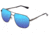 Breed Sunglasses Norma Polarized Sunglasses - Men's, Gunmetal/Blue, One Size, BSG064BL