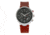 Breed Tempest Chronograph Leather-Band Watch w/Date, Brown/Grey, One Size, BRD8604