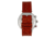 Breed Tempest Chronograph Leather-Band Watch w/Date, Brown/White, One Size, BRD8601