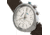 Breed Tempest Chronograph Leather-Band Watch w/Date, Grey/White, One Size, BRD8602