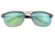 Breed Zodiac Sunglasses, Gunmetal Titanium Frame, Green/Blue Polarized Lens, Gunmetal/Green-Blue, One Size, BSG053GM