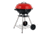 BRENTWOOD Portable Charcoal BBQ Grill with Wheels, Red, 17, BB-1701