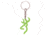 Browning Key Chain Buckmark Logo Lime Green