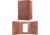Browning Leather Wallet Tri-Fold Buckmark Logo Congac