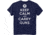 Buck Wear T-shirt Nra ''keep Calm'' Navy S-sleeve 2x-large