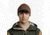 Buff Knitted Beanie, Rutger Brindle, 129694.315.10.00
