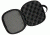Bulldog Cases &amp; Vaults 9 In. X 12 In. Black Molded Nylon Pistol Case with Handles And Egg Crate