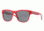 Burberry BE4131 Sunglasses 336487-5617 - Red Frame, Smoke Gradient Lenses