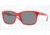 Burberry BE4150 Sunglasses 342187-58 - Top Transparent/red Frame, Gray Lenses