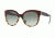 Burberry BE4243 Sunglasses 36358E-55 - Red Havana/light Havana Frame, Green Gradient Lenses