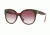 Burberry BE4243 Sunglasses 36388H-55 - Havana Green/bordeaux/green Frame, Violet Gradient Lenses