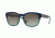 Burberry BE4258F Sunglasses 36778E-56 - Blue Havana/green Frame, Green Gradient Lenses