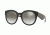 Burberry BE4260F Sunglasses 36836I-54 - Black Frame, Gradient Grey Mirror Silver Lenses
