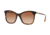 Burberry BE4263F Sunglasses 370813-54 - Dark Havana / Black Frame, Brown Gradient Lenses