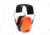 Caldwell Youth Passive Earmuff Hearing Protection, Hot Coral, 1108764