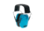 Caldwell Youth Passive Earmuff Hearing Protection, Neon Blue, 1103308