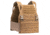 Caliber Armor DV8 Plate Carrier, Shooters Cut Front and SAPI, Coyote Tan, 10 x 12, 19-DV8-MCB-SH-SAPI-CT