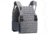 Caliber Armor DV8 Plate Carrier, Shooters Cut Front and Back, Wolf Gray, 10 x 12, 19-DV8-MCB-WG