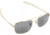 Campco Humvee Adventure Gear Sunglasses, Gold Frame, Gray Lens, HMV52BGOLD