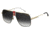 Carrera 1018/S Sunglasses CA1018S-0Y11-9O-6311 - Gold/Red Frame, Dark Gray Gradient Lenses, Lens Diameter 63mm, Distance Between Lenses 11mm