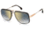 Carrera CA Glory II Sunglasses, Gold Copper Frame, Blue Shaded Lens with gold-tone mirrored coating, 716736299198